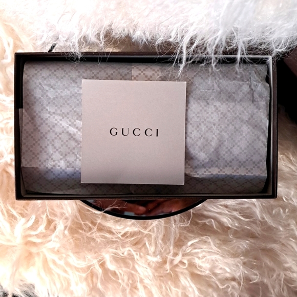 Gucci Soho Brown Leather Flap Continental Wallet Like New - Picture 16 of 17